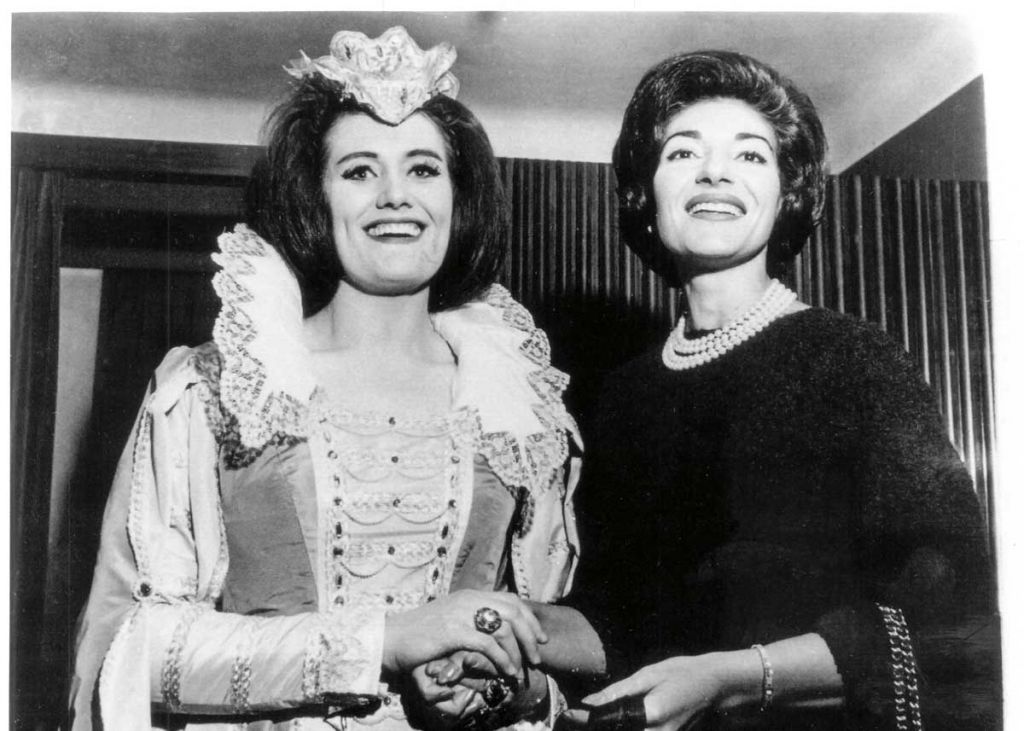 Joan Sutherland and Maria Callas