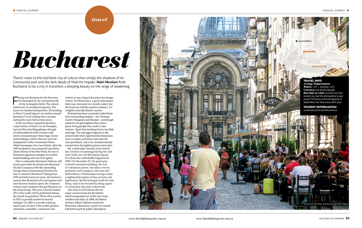 Limelight Magazine: Travel Feature