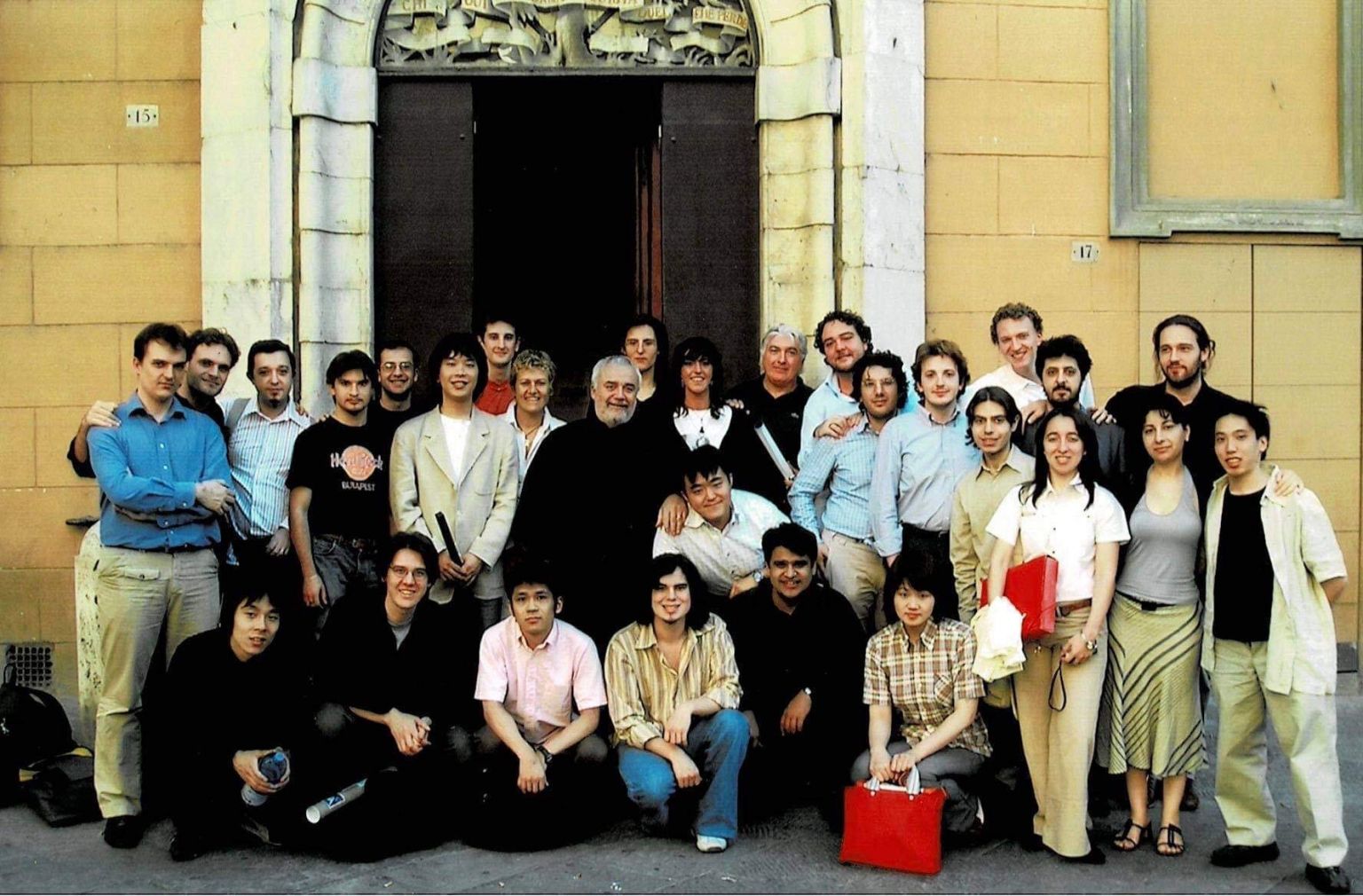 The students at Gianluigi Gelmetti's Accademia Musicale Chigiana