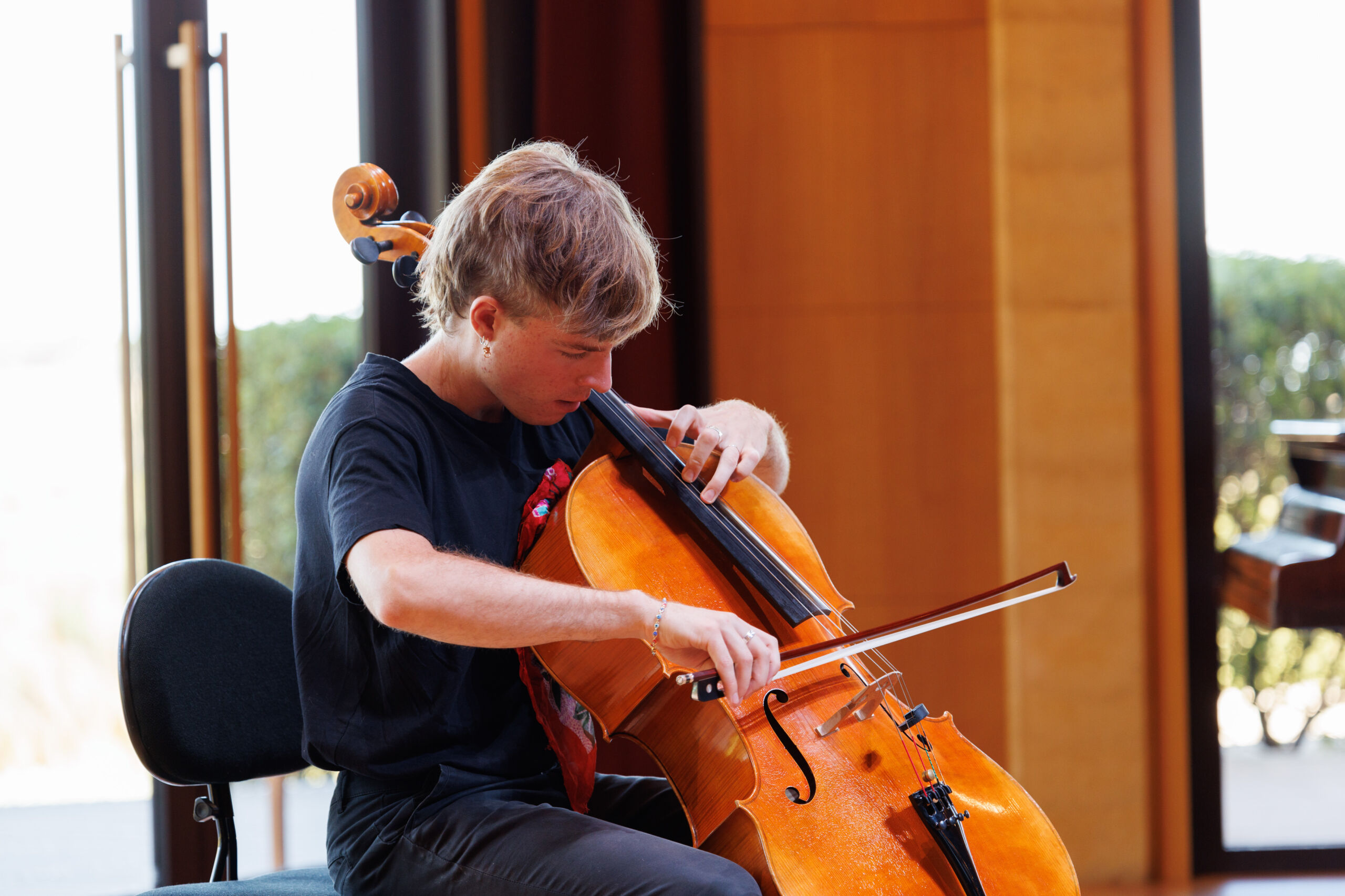 James Morley performing at UKARIA Cultural Centre, March 2022.