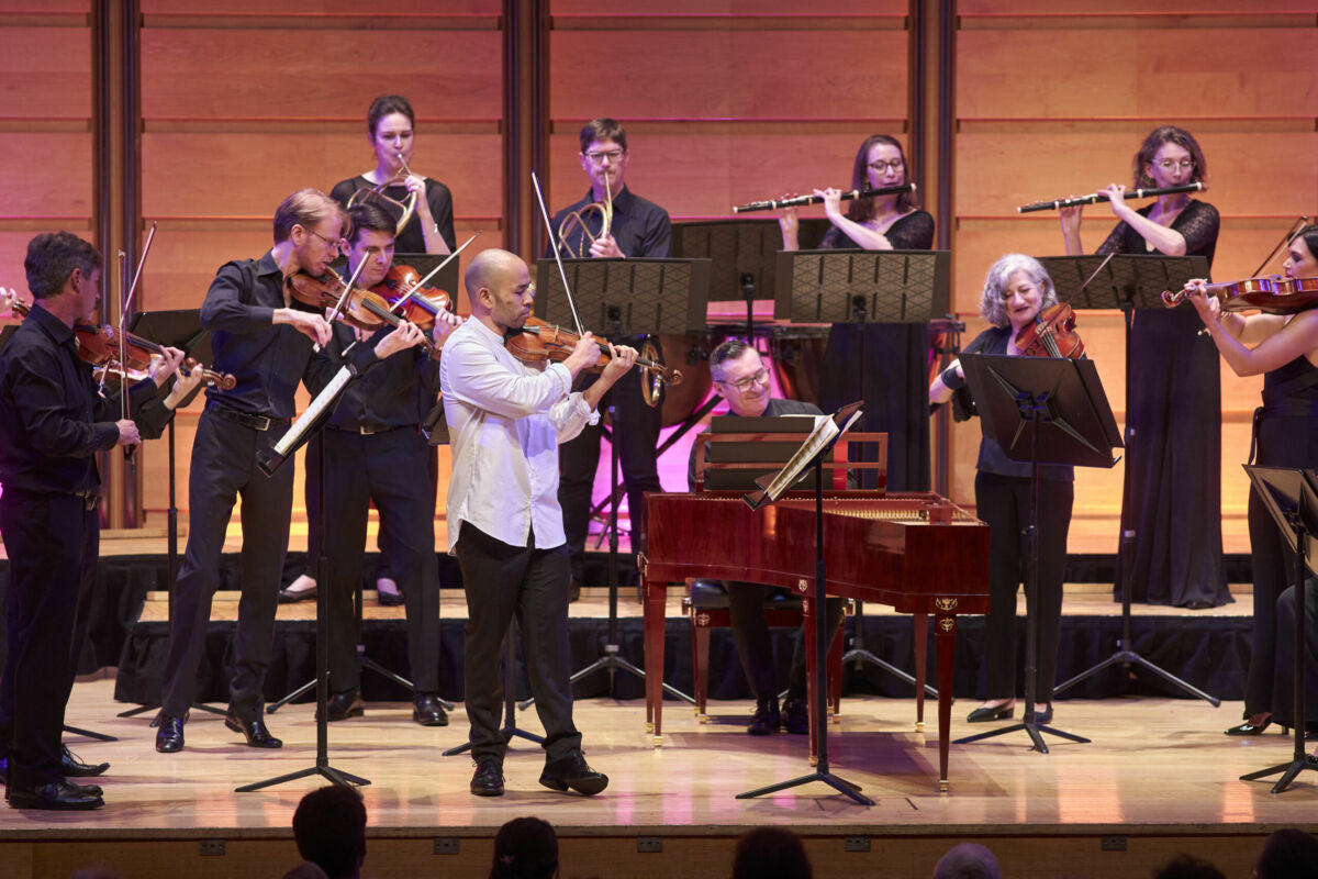 Shaun Lee-Chen was the stand-in soloist in the Australian Brandenburg Orchestra's Mozart's Clarinet concert at City Recital Hall, Sydney, 28 April, 2022.