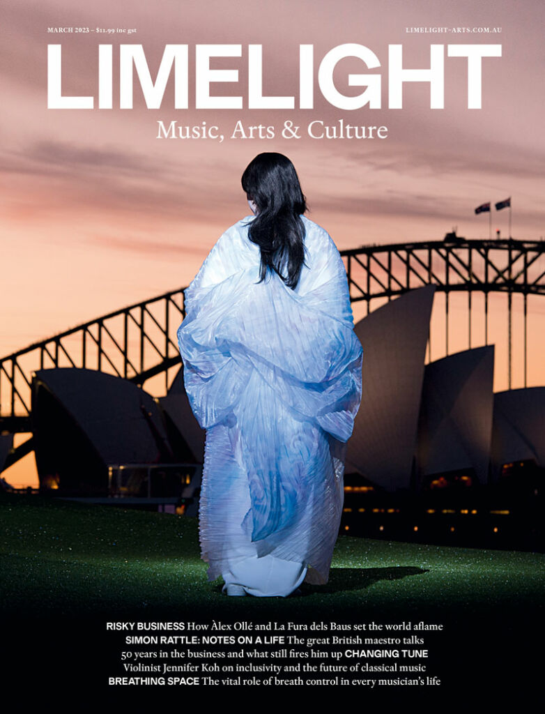 The cover of Limelight's March 2023 issue