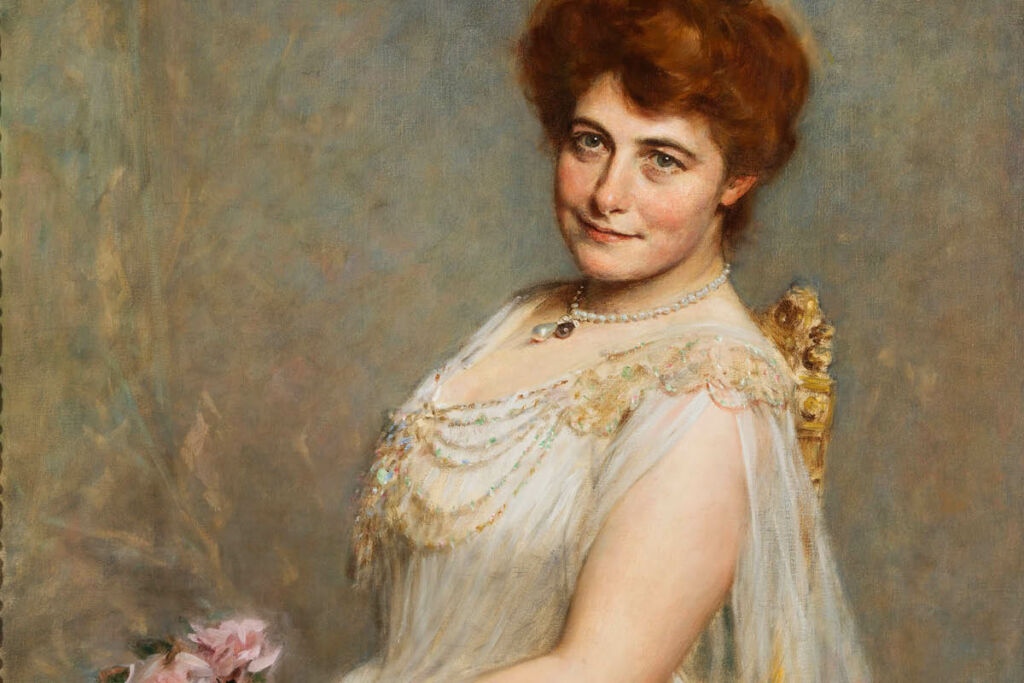 Madame Frances Saville by Arthur von Ferraris, 1904.