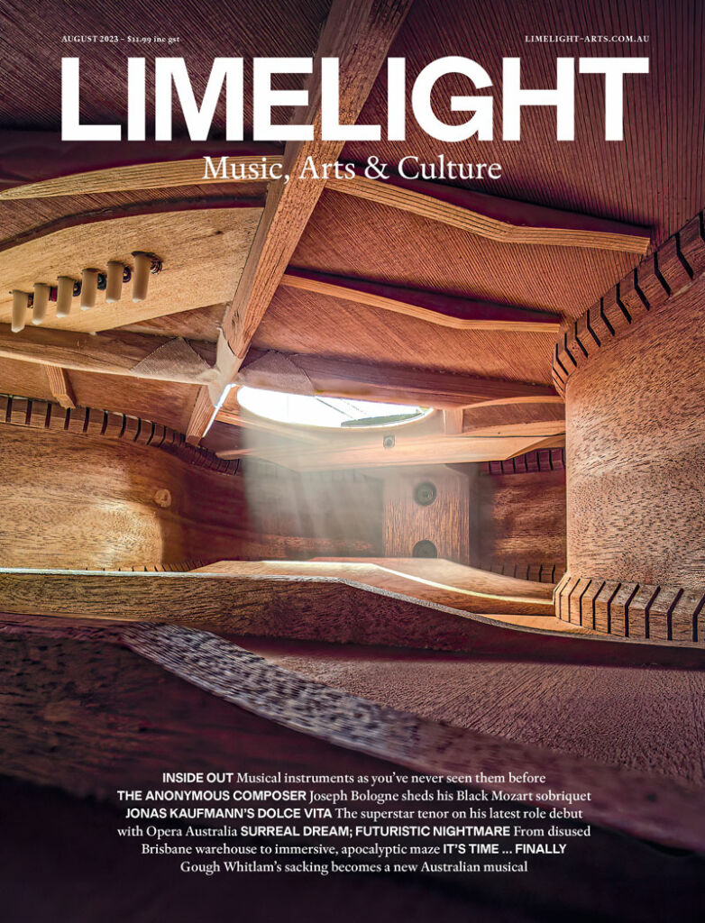 Cover of Limelight's August 2023 issue