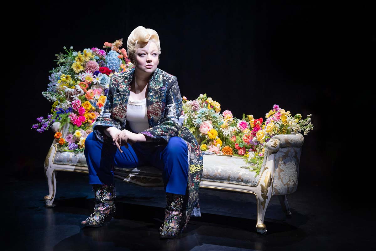 Sarah Snook in Sydney Theatre Company's The Picture of Dorian Gray.