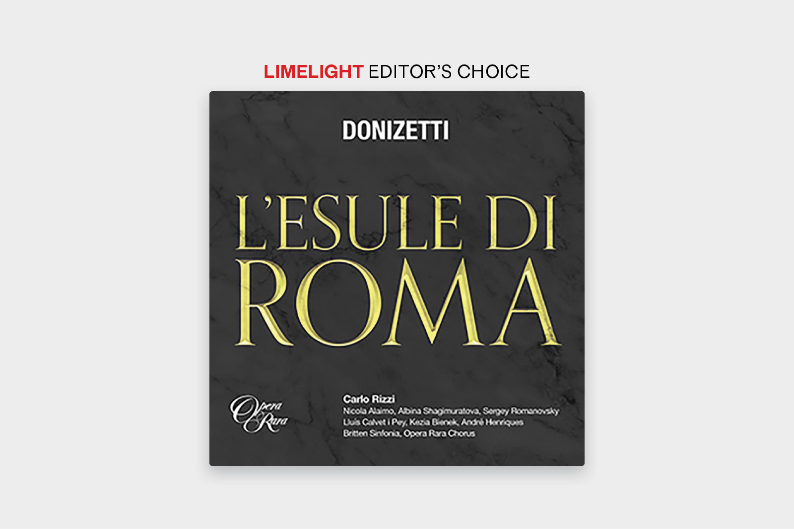 Donizetti: L'esule di Roma