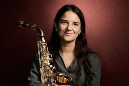 Saxophone and Strings at the Hub