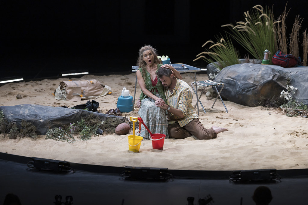 Sara Macliver and Kyle Stegall in The First Murder, Pinchgut Opera. Photo © Anna Kučera